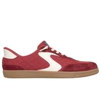 Skechers Women's Slip-ins Cosy Fit: Hotshot - Soft Luxe Sneaker in Red, Size 5.5 | Leather/Textile/Synthetic