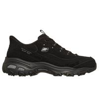 Skechers Women's Slip-ins: D'Lites - Classic Remix Sneaker in Black, Size 4 | Leather/Synthetic/Textile