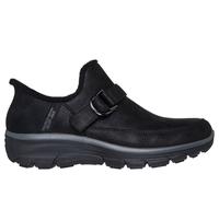 Skechers Women's Slip-ins: Easy Going - Fun Habits Boots in Black, Size 4 | Textile, Vegan