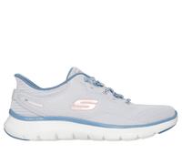 Skechers Women's Slip-ins: Flex Appeal 5.0 - Easy Breezy Sneaker in Gray, Size 4.5 | Textile/Synthetic, Vegan, Machine Washable