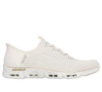 Skechers Women's Slip-ins: Glide-Step Gratify - Pace Sneaker in Natural/Gold, Size 4 | Textile/Synthetic, Vegan