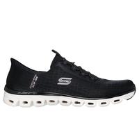 Skechers Women's Slip-ins: Glide-Step - Prism Sneaker in Black/Rose Gold, Size 4.5 | Textile/Synthetic, Vegan, Machine Washable