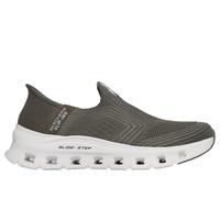 Skechers Women's Slip-ins: Glide-Step Pro - Everyday Sneaker in Olive, Size 4 | Textile, Vegan, Machine Washable