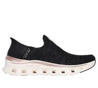 Skechers Women's Slip-ins: Glide-Step Pro - Night Gleam Slip-On Shoes in Black/Rose Gold, Size 8 | Textile, Vegan, Machine Washable