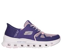 Skechers Women's Glide Step Pro Hands Free Slip Ins Sneaker, Purple-coral, 5.5 UK Wide