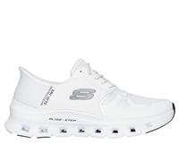 Skechers Women's Slip-ins: Glide-Step Pro Sneaker in White, Size 5 Wide | Textile/Synthetic, Vegan, Machine Washable