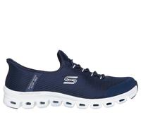 Skechers Women's Slip-ins: Glide-Step - Pursuit Sneaker in Navy Blue, Size 8 | Textile/Synthetic, Vegan, Machine Washable