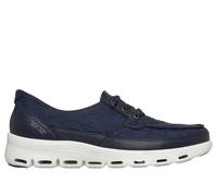 Skechers Women's Slip-ins: Glide-Step Serene - Cosy Fit Newport Shoes in Navy Blue, Size 4.5 | Textile/Synthetic/Metal, Vegan, Machine Washable