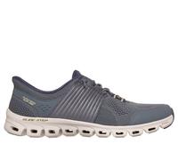 Skechers Women's Slip-ins: Glide-Step - Stargaze Slip-On Shoes in Dark Gray, Size 5.5 | Textile/Synthetic, Vegan, Machine Washable