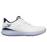 Skechers Women's Slip-ins: GO GOLF Flight Golf Shoes in White/Navy Blue, Size 5 | Textile/Synthetic