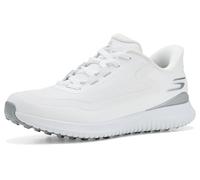 Skechers Women's Slip-ins: GO Golf Flight Shoe, White Silver, 4.5 UK
