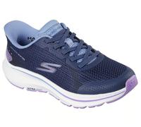 Skechers Women's Go Run Consistent 2.0 Captiva Slip-On Sneakers, Navy Textile/Lavender Trim, 8 UK