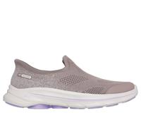 Skechers Women's Slip-ins: GO WALK 8 - Nova Sneaker in Taupe/Lavender, Size 6 | Textile/Synthetic, Vegan, Machine Washable