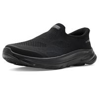 Skechers Women's Go Walk 8 Nova Slip-in Trainers, Black Textile/Black Trim, 7.5 UK