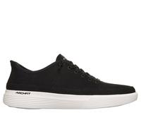 Skechers Women's Slip-ins: GO WALK Commuter - Berlin Sneaker in Black/White, Size 4.5 | Textile/Metal, Vegan, Machine Washable , Arch Fit