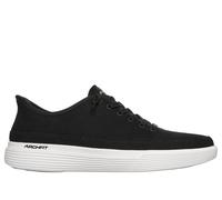 Skechers Women's Slip-ins: GO WALK Commuter - Berlin Sneaker in Black/White, Size 5 | Textile/Metal, Vegan, Machine Washable , Arch Fit