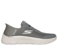 Skechers Women's Slip-ins: GO WALK Flex - Grand Entry Sneaker in Olive, Size 7 | Textile/Synthetic, Vegan, Machine Washable