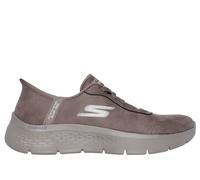 Skechers Women's Go Walk Flex Mali Slip-On Sneakers, Brown Textile/Trim, 7 UK