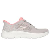 Skechers Women's Slip-ins: GO WALK Flex - Safiya Sneaker in Taupe/Pink, Size 5 | Textile/Synthetic, Vegan