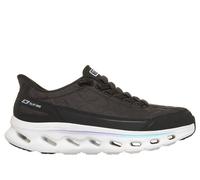 Skechers Women's Slip-ins: GO WALK Glide-Step 2.0 - Cosy Fit Walker Sneaker in Black, Size 5.5 | Textile/Synthetic/Leather, Machine Washable