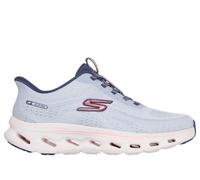 Skechers Women's Slip-ins: GO WALK Glide-Step 2.0 - Maria Sneaker in Blue/Pink, Size 6 | Textile/Synthetic, Vegan, Machine Washable