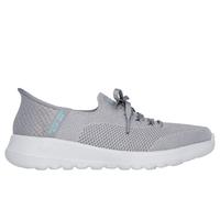 Skechers Women's Slip-ins: GO WALK Joy - Abby Slip-On Shoes in Gray, Size 8 | Textile/Synthetic, Vegan, Machine Washable