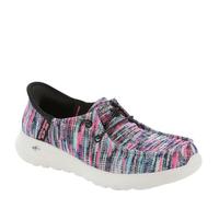 Skechers Women's Slip-ins Go Walk Joy Moc Toe Casual Shoe Sneaker, Black Multi, 4 UK