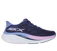 Skechers Women's Slip-ins: GO WALK Max Cushioning Arch Fit - Areena Sneaker in Navy Blue/Lavender, Size 5 | Textile/Synthetic, Vegan, Machine Washable