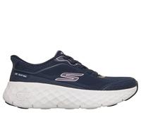 Skechers Women's Slip-ins: GO WALK Max Cushioning Flex - Remi Sneaker in Navy Blue/Pink, Size 4 | Textile/Synthetic, Vegan, Machine Washable