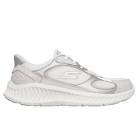 Skechers Women's Slip-ins: GO WALK Now - Aura Sneaker in Silver, Size 4 | Leather/Textile/Synthetic