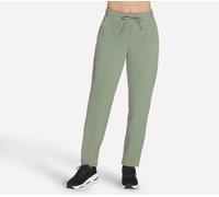 Skechers Women's Slip-ins GO WALK Uptown Pant in Taupe/Olive, Size Small | Polyester/Spandex