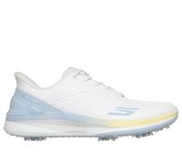 Skechers Women's Slip-ins Golf: Blade Tour Golf Shoes in White/Light Blue, Size 4.5 | Synthetic/Metal/Textile, Arch Fit , Hyper Burst