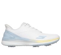 Skechers Women's Slip-ins Golf: Blade Tour Golf Shoes in White/Light Blue, Size 6 | Synthetic/Metal/Textile, Arch Fit , Hyper Burst