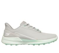 Skechers Women's Slip-ins Golf Waterproof: Pure SI Golf Shoes in Light Gray/Aqua, Size 5 | Synthetic/Textile/Metal, Arch Fit , Hyper Burst
