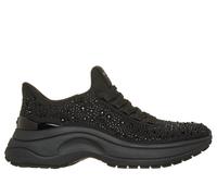 Skechers Women's Slip-ins: Hazel 2 - Lumetta Sneaker in Black, Size 6.5 | Textile