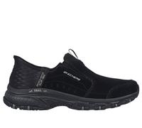 Skechers Women's Hillcrest Sunapee, Black Suede/Lycra/Trim, 3.5 UK