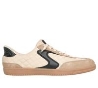 Skechers Women's Slip-ins: Hotshot - Cosy Fit Soft Luxe Sneaker in Natural/Black, Size 7 | Leather/Textile/Synthetic