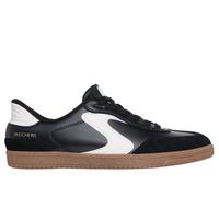Skechers Women's Slip-ins: Hotshot - Perfect Choice Sneaker in Black/White, Size 2 | Synthetic/Leather
