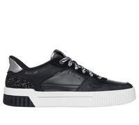 Skechers Women's Slip-ins: Jade - Radiant Roar Sneaker in Black, Size 6.5 | Synthetic/Leather/Metal