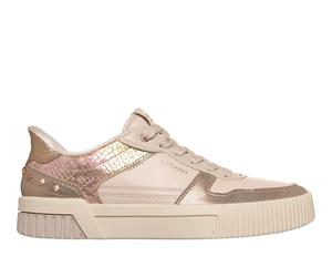 Skechers Women's Slip-ins: Jade - Studded Glow Sneaker in Taupe, Size 3.5 | Synthetic/Metal