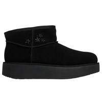 Skechers Women's Slip-ins: Keep Cosy Bootie in Black, Size 7 | Leather/Textile