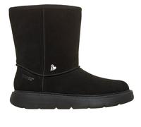 Skechers Women's Keepsakes Cozy Mid Hands Free Slip-ins Calf Boot, Black/Black, 5 UK