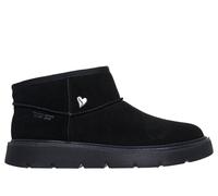 Skechers Women's Slip-ins: Keepsakes Cosy - Cosy Mini Boots in Black, Size 6.5 | Leather/Metal/Textile
