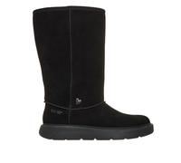 Skechers Women's Slip-ins: Keepsakes Cosy - Cosy Tall Boots in Black, Size 7 | Leather/Metal/Textile
