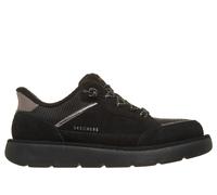Skechers Women's Slip-ins: Keepsakes Cosy - Street Hiker EZ Boots in Black, Size 6.5 | Leather/Textile/Synthetic