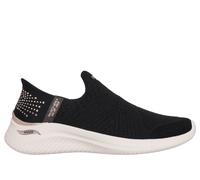Skechers Women's Slip-ins Martha Stewart: Arch Fit Ultra Flex 3.0 - Brilliant Diamond Sneaker in Black/Rose Gold, Size 4 | Textile/Synthetic, Vegan