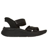 Skechers Women's Slip-ins: Max Cushioning Elite 2.0 Sandal - Zoe Sandals in Black, Size 4 | Textile, Vegan, Machine Washable