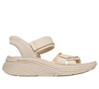 Skechers Women's Slip-ins: Max Cushioning Elite 2.0 Sandal - Zoe Sandals in Natural, Size 7 | Textile, Vegan, Machine Washable