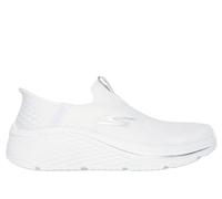 Skechers Women's Slip-ins: Max Cushioning Elite 2.0 Sneaker in White/Silver, Size 4.5 | Textile/Synthetic, Vegan, Machine Washable