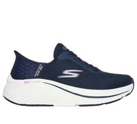 Skechers Women's Slip-ins: Max Cushioning Elite - Vanish Sneaker in Navy Blue/Lavender, Size 4.5 | Textile/Synthetic, Machine Washable